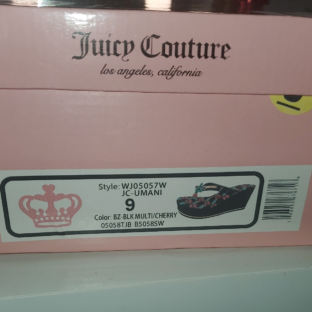 !LIMITED EDITION! Juicy Couture Black Flip Flops - Picture 6 of 6
